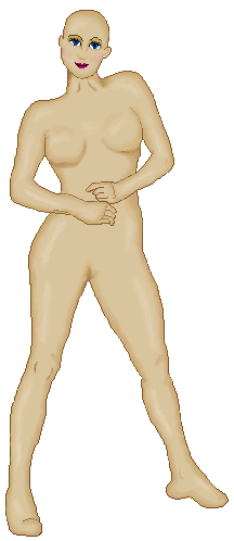 I know, she's huge. Go ahead...make a doll on her. I dare you.